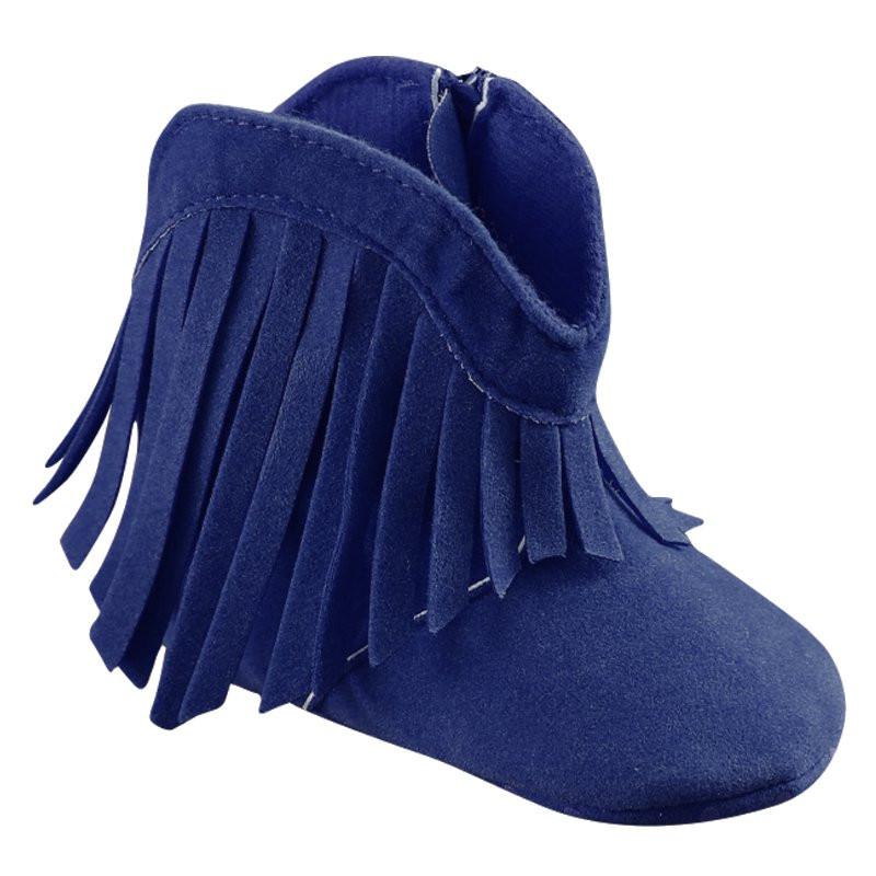 Baby Fringe Moccasin Boots