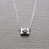 Silver Necklaces Camera Pendants