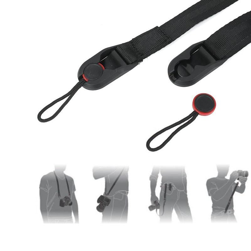 Professional Camera Holster Adjustable Quick Release Camera Strap (19-60in)