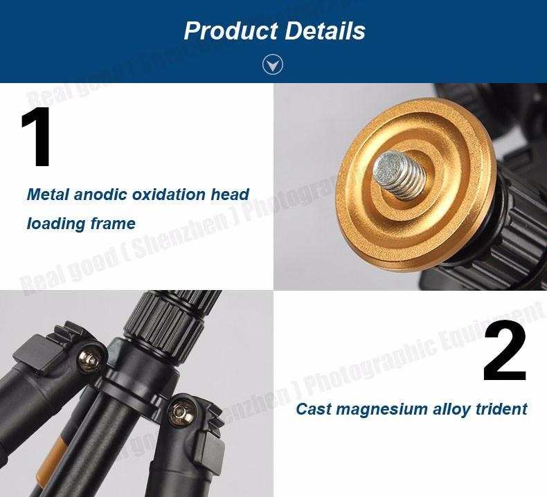 Professional Aluminum Tripod/Monopod - Max Loading 6Kg