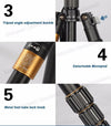 Professional Aluminum Tripod/Monopod - Max Loading 6Kg