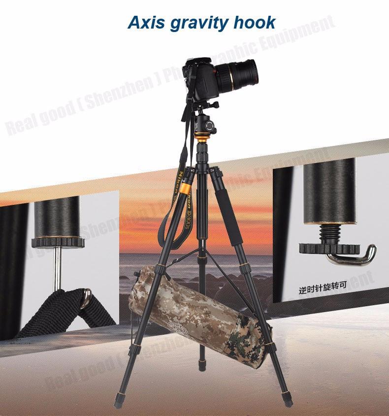 Professional Aluminum Tripod/Monopod - Max Loading 6Kg