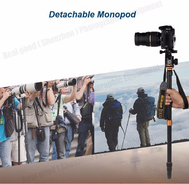 Professional Aluminum Tripod/Monopod - Max Loading 6Kg