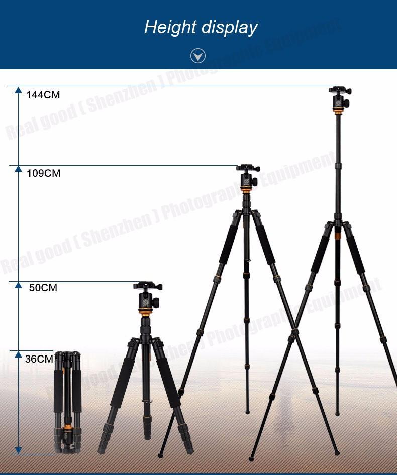 Professional Aluminum Tripod/Monopod - Max Loading 6Kg