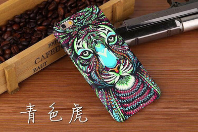 Glow-In-The-Dark Animals Pattern Hard Back Phone Case For iPhone se 5s 6 6s