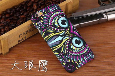 Glow-In-The-Dark Animals Pattern Hard Back Phone Case For iPhone se 5s 6 6s