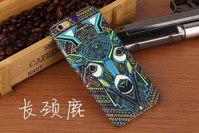 Glow-In-The-Dark Animals Pattern Hard Back Phone Case For iPhone se 5s 6 6s