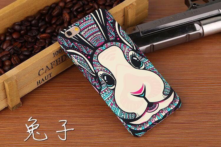 Glow-In-The-Dark Animals Pattern Hard Back Phone Case For iPhone se 5s 6 6s