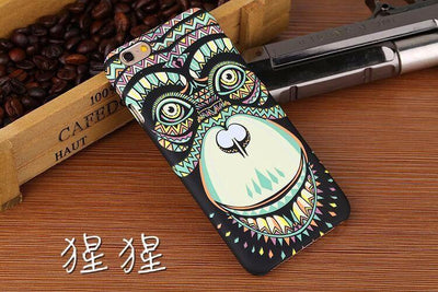 Glow-In-The-Dark Animals Pattern Hard Back Phone Case For iPhone se 5s 6 6s