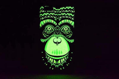 Glow-In-The-Dark Animals Pattern Hard Back Phone Case For iPhone se 5s 6 6s