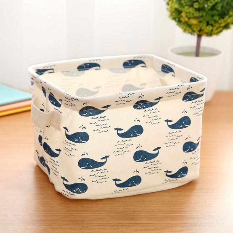 Cute Linen Storage Box Holder