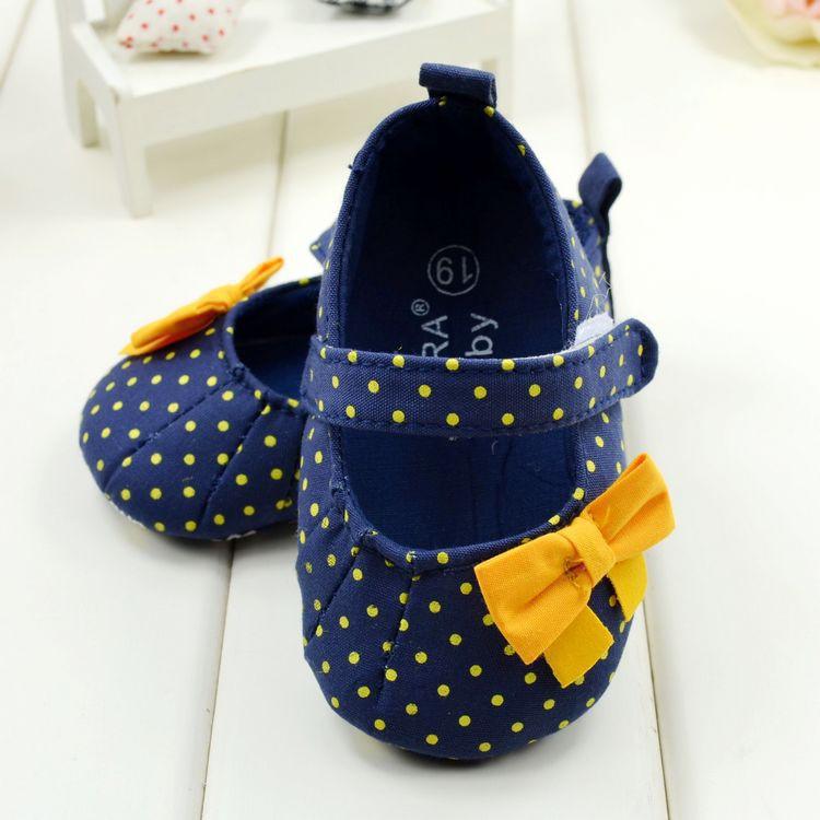 Baby Girl Soft Blue Mary Jane Shoes