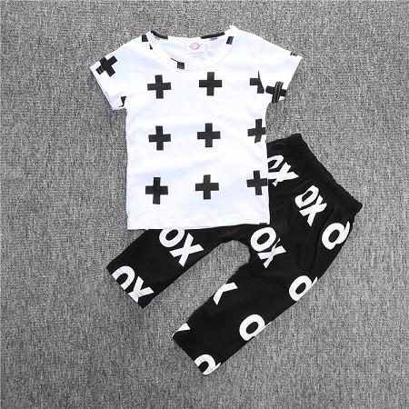 T-shirt pants baby clothing sets