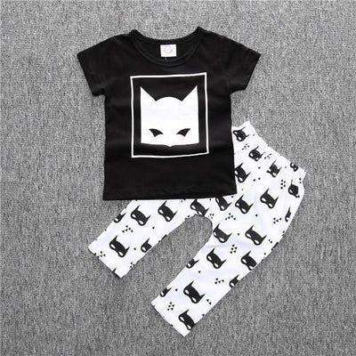 T-shirt pants baby clothing sets