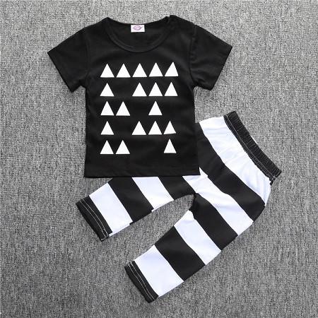 T-shirt pants baby clothing sets