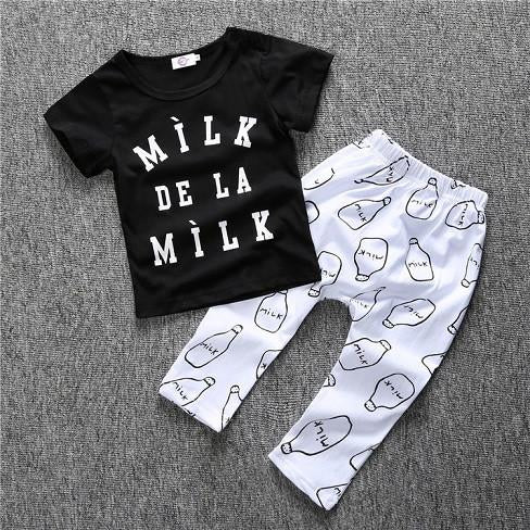 T-shirt pants baby clothing sets