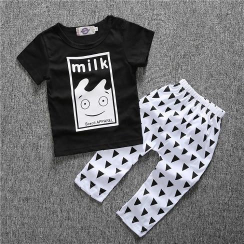 T-shirt pants baby clothing sets