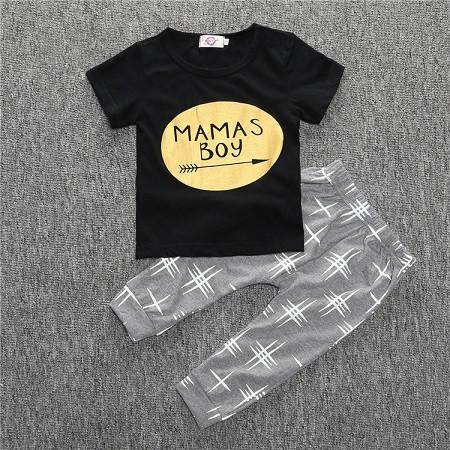 T-shirt pants baby clothing sets