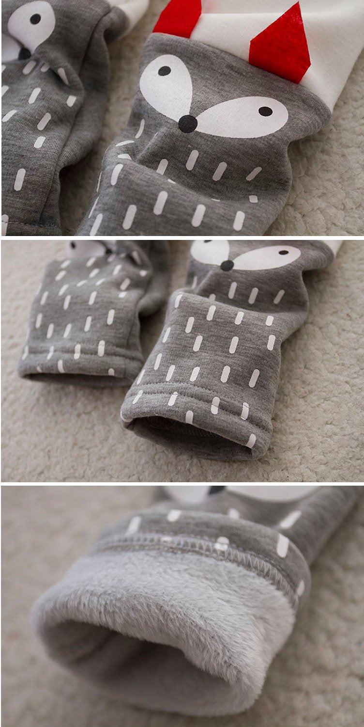 Girls Fox Sweater & Leggings