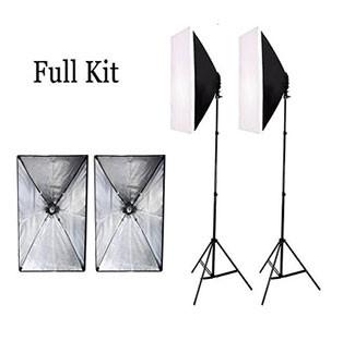 100-240V Photo Studio Photography Continuous Light Softbox Kit