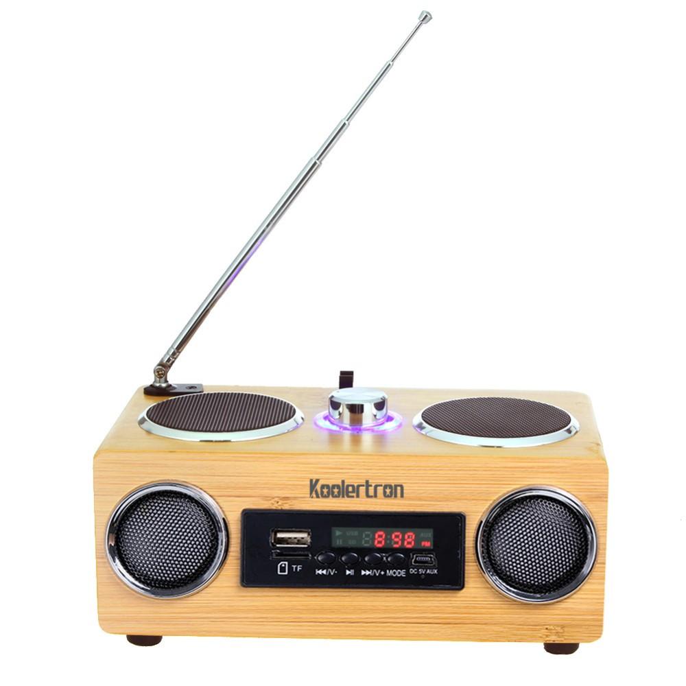 Portable Wood Radio