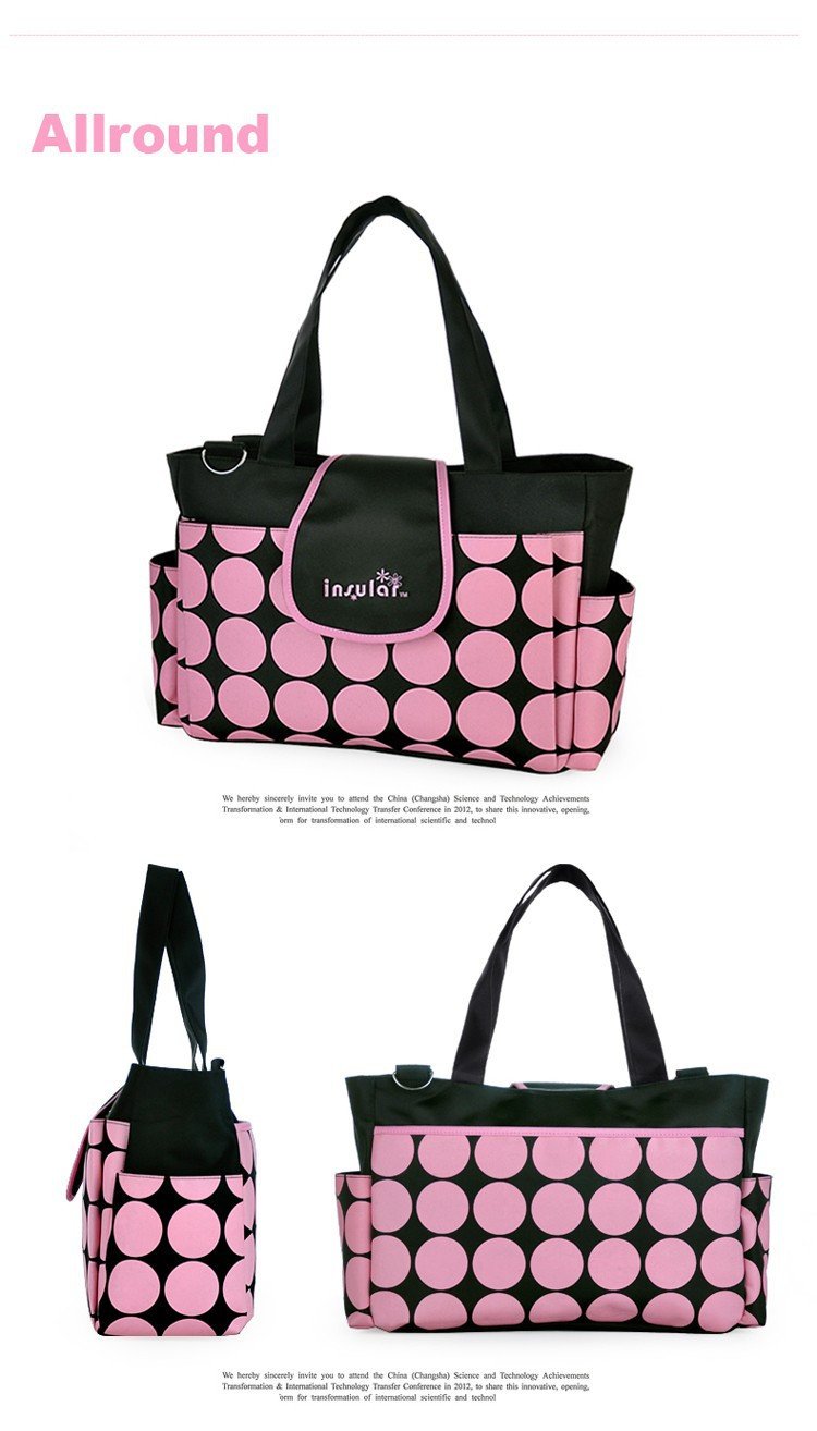 Round Dots Baby Diaper Bag