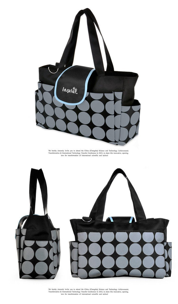 Round Dots Baby Diaper Bag