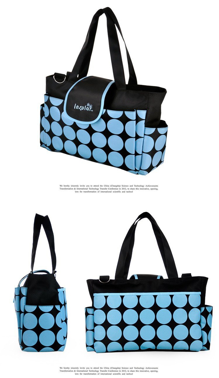 Round Dots Baby Diaper Bag