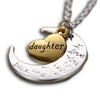 I Love You To The Moon And Back Silver Necklace