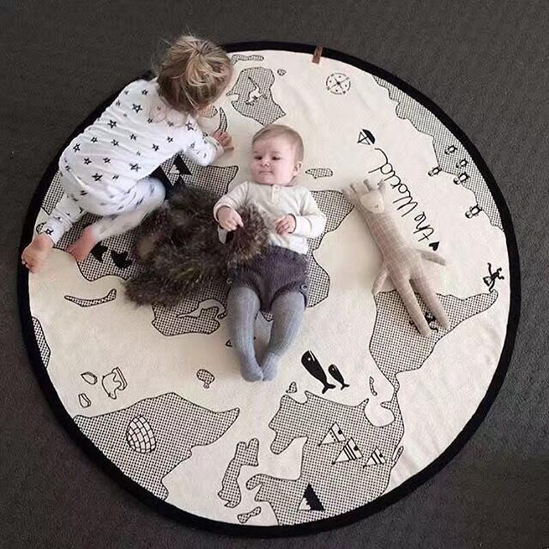 Play Mat Round World Adventures Carpet Room Decoration
