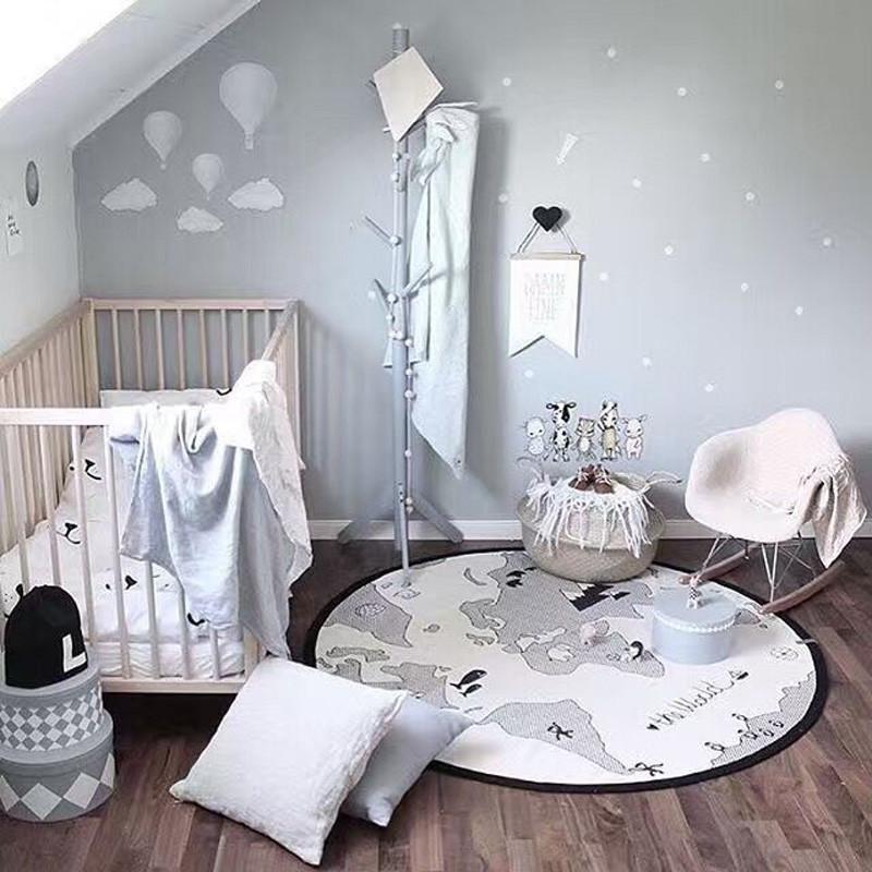 Play Mat Round World Adventures Carpet Room Decoration