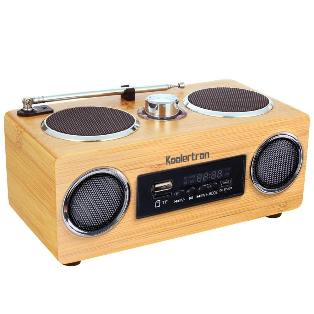 Portable Wood Radio