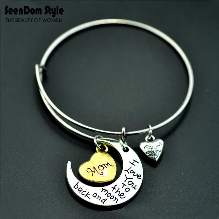 I Love You To The Moon And Back Silver Necklace