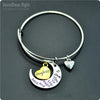I Love You To The Moon And Back Silver Necklace