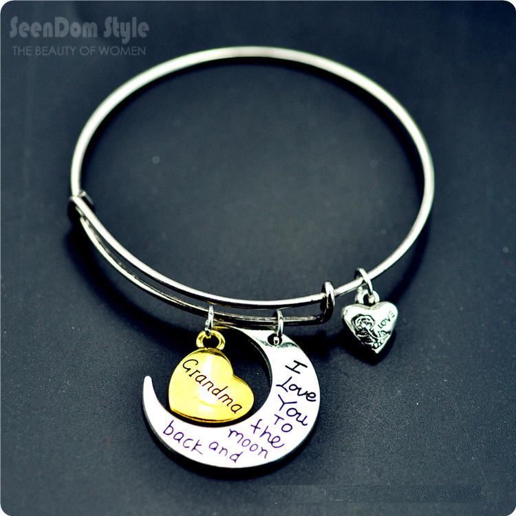 I Love You To The Moon And Back Silver Necklace