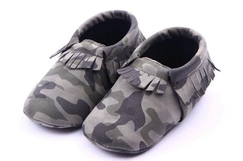 Baby Boy Camouflage Moccasins