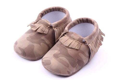 Baby Boy Camouflage Moccasins