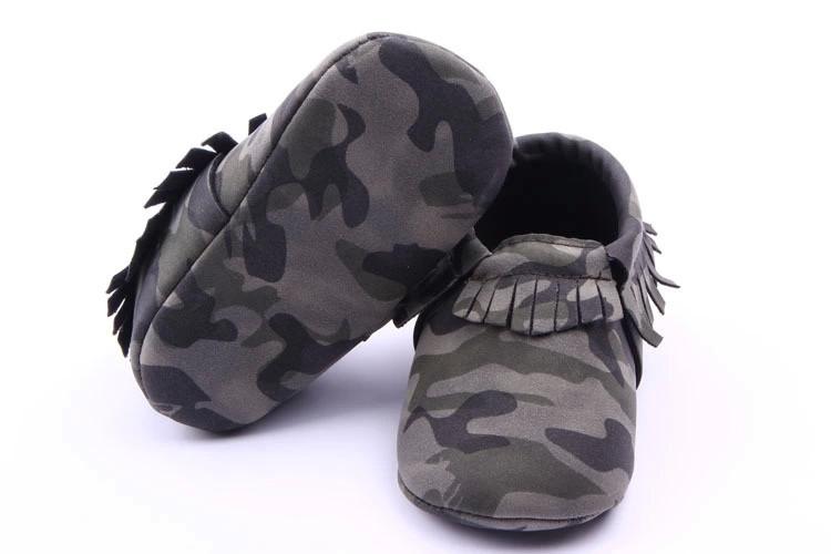 Baby Boy Camouflage Moccasins