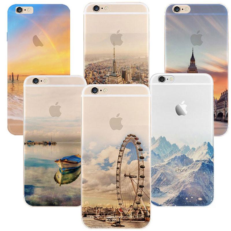Landscape Phone Cover For Iphone 5s SE 6 6s Plus 7 7Plus