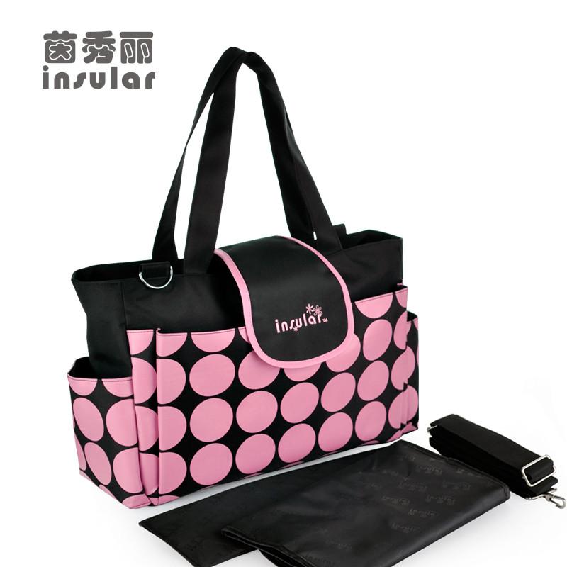 Round Dots Baby Diaper Bag