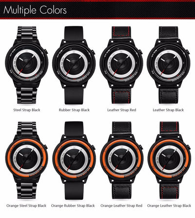 Break Original Luxury Quartz Camera Lens Watch