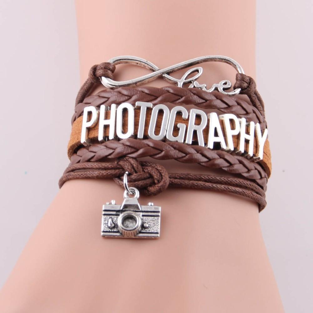 Infinity Love PHOTOGRAPHY Leather Bracelet