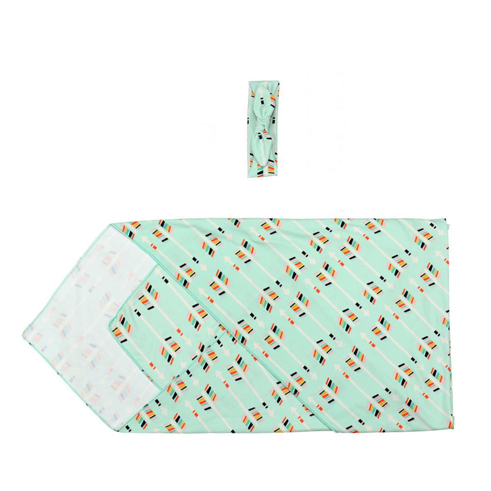 Baby Swaddling Blankets & Headbands
