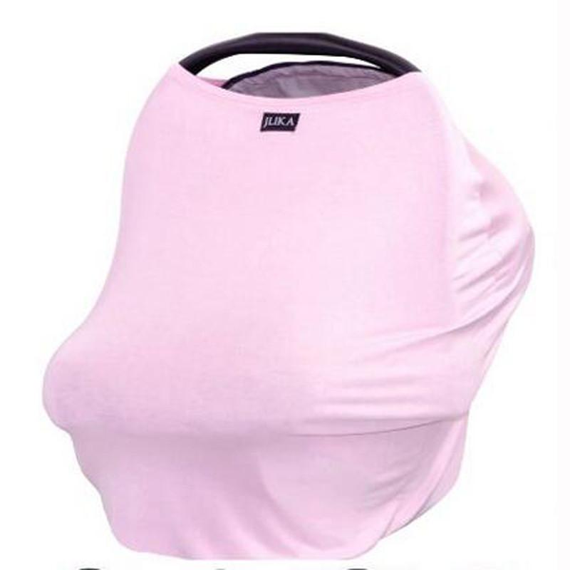 Solid Color Baby Car Seat Cover Canopy and Nursing Cover