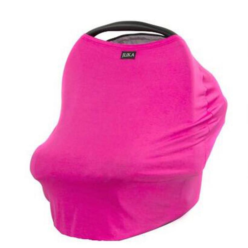 Solid Color Baby Car Seat Cover Canopy and Nursing Cover