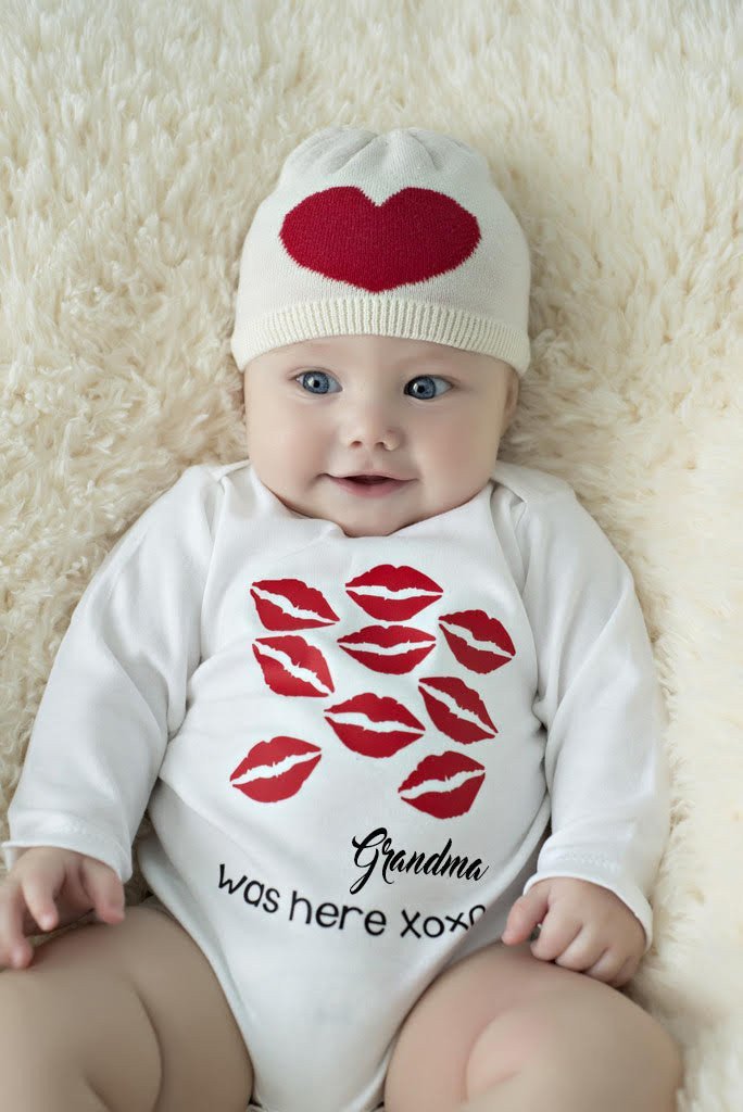 Baby Rompers Long Sleeve "Grandma Was Here"