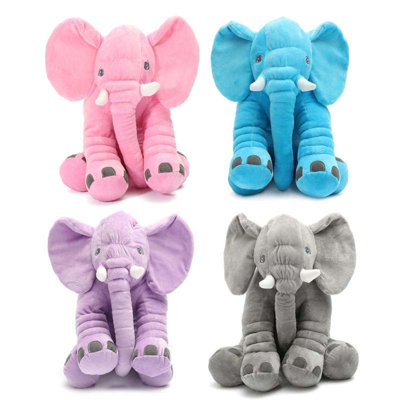 Soft Baby Elephant Plush Pillow
