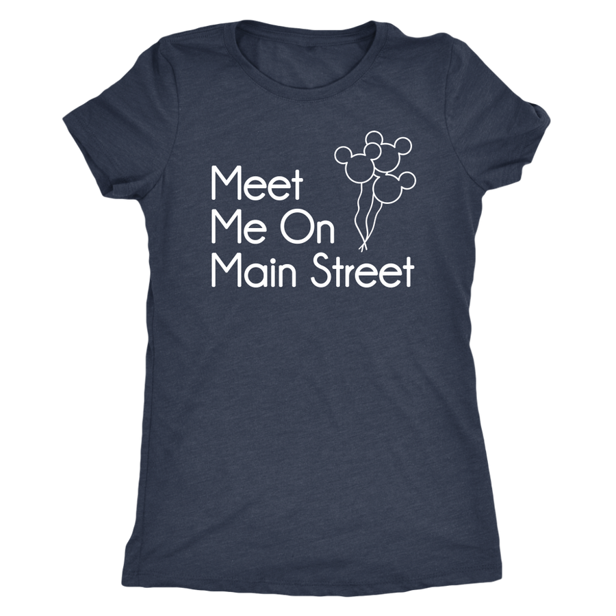 Meet Me On Main Street Ladies & Men's Tshirt