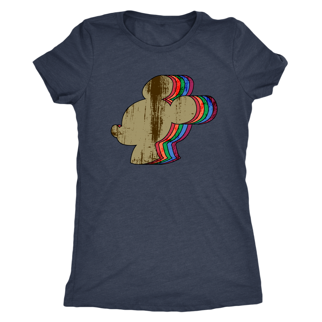 Men's & Ladies Triblend Mickey Head Shirt