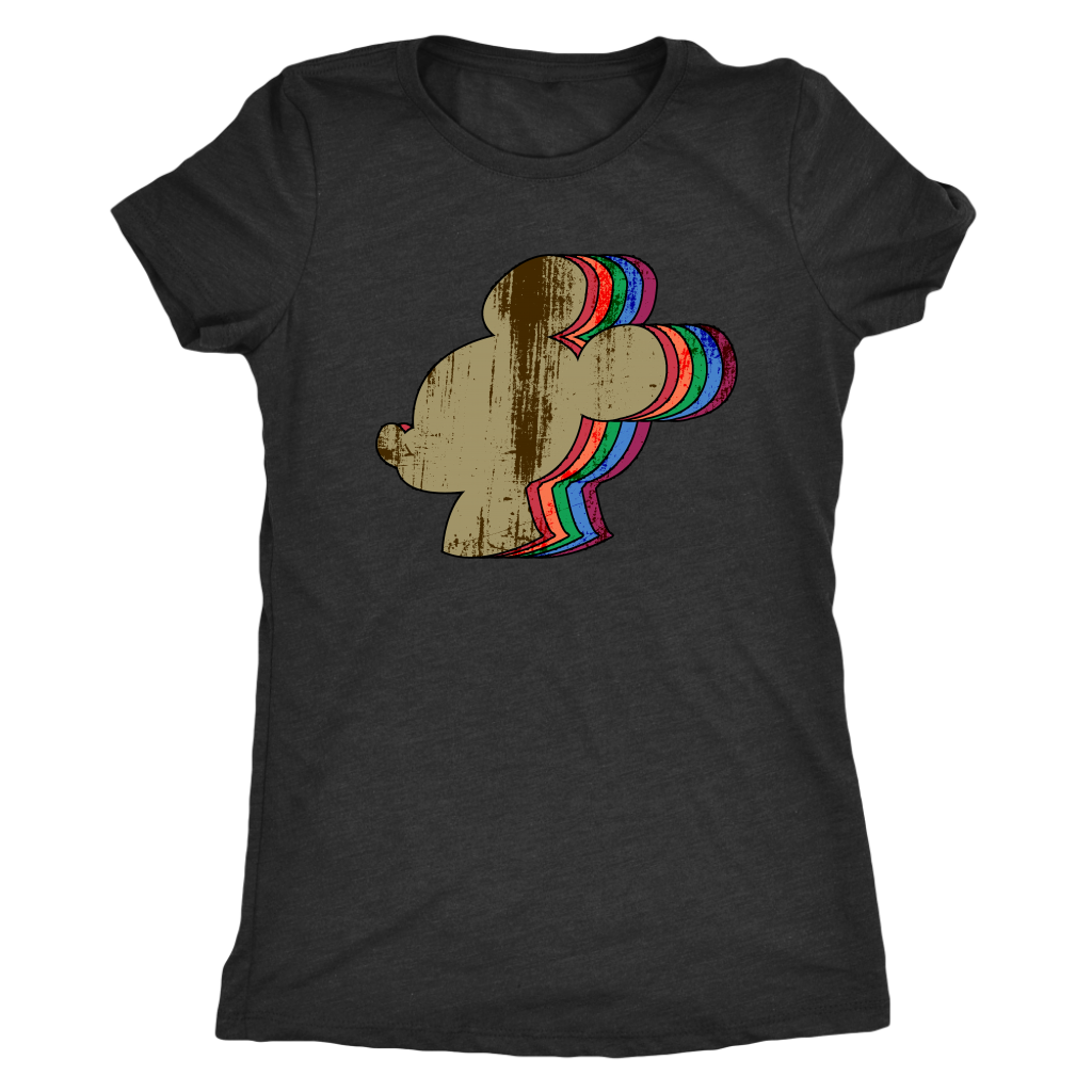 Men's & Ladies Triblend Mickey Head Shirt
